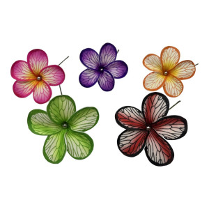 Butterfly Petal Plumeria Hairstick