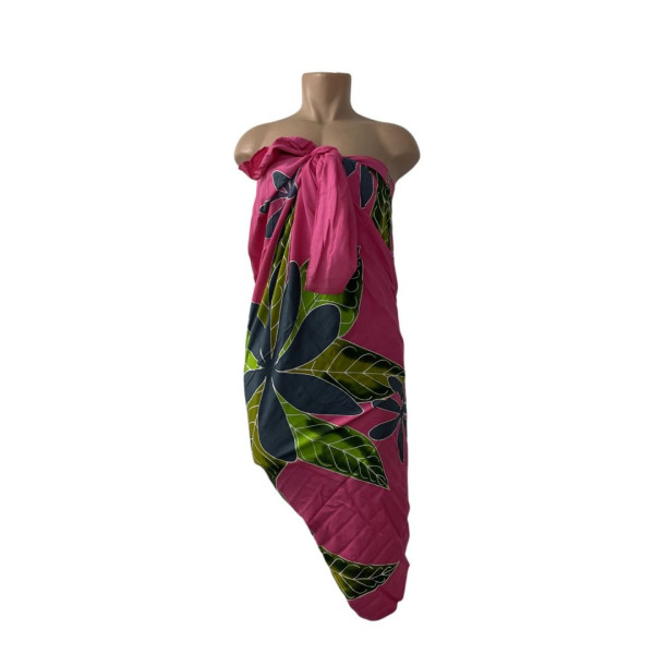 Large Handpainted Tropical Sarong