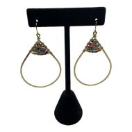 Beaded Teardrop Earrings