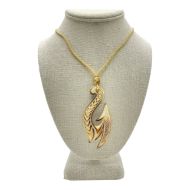 Burnt Hook Bone Necklace