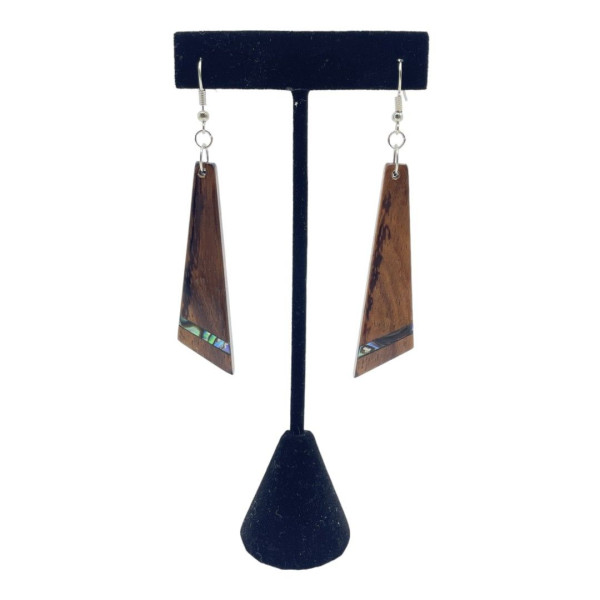 Koa Wood Earring 