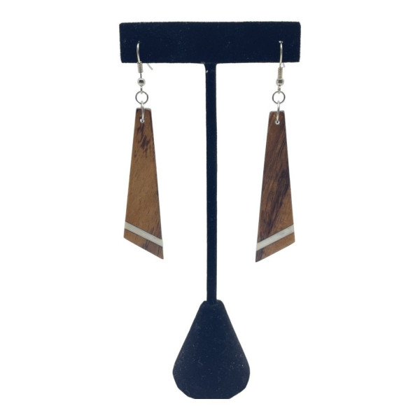 Koa Wood Earring 