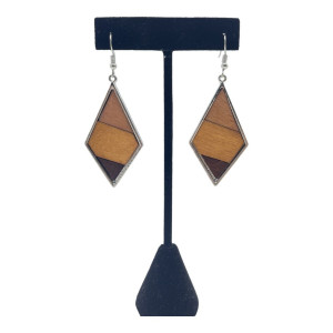 Koa Wood Earring