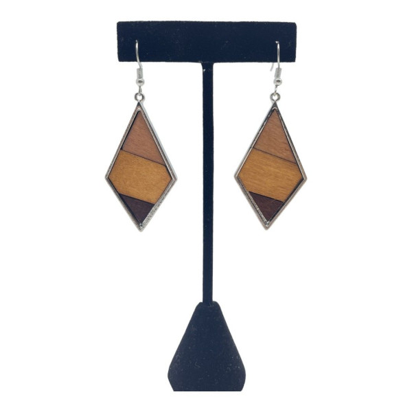 Koa Wood Earring