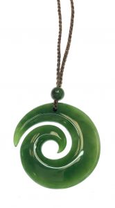 Jade Koru/Circle of Life Neckace