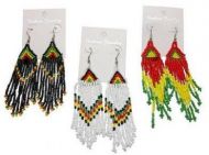 Rasta color Beads Earrings