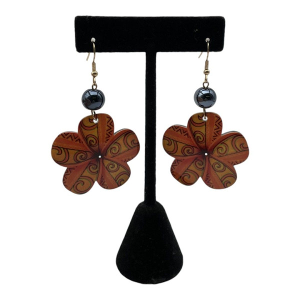 Tribal Plumeria with Pearl