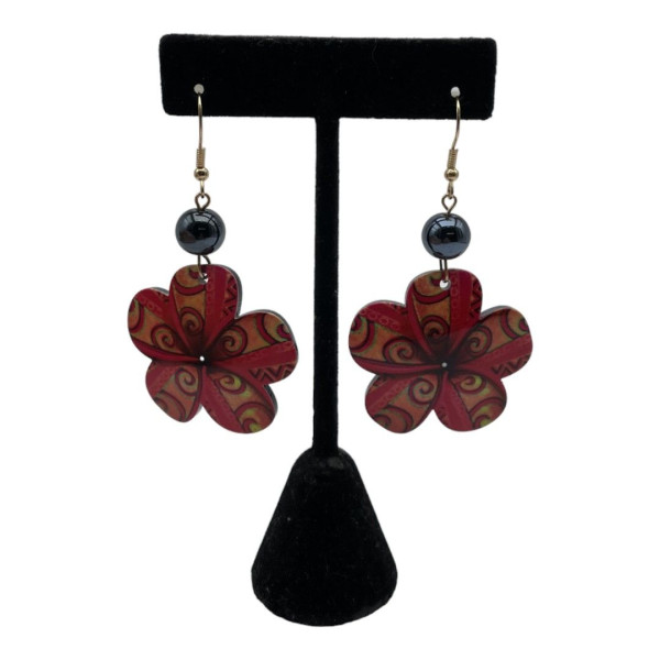 Tribal Plumeria with Pearl