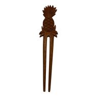 Wood HairPick - Pineapple