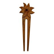 Wood Pick - Tiare Flower