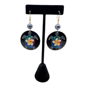 Vibrant Turtle Earrings